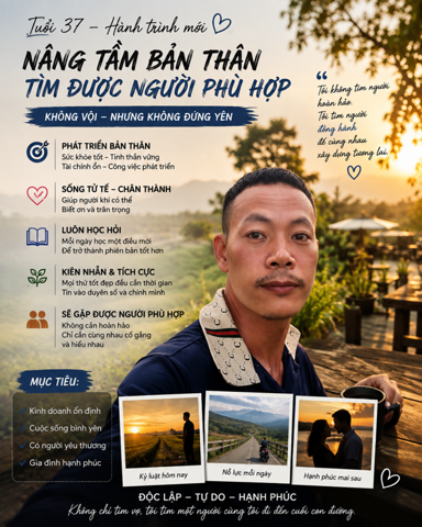 Bạn Nam Đại Độc thân 37 tuổi Tìm người yêu lâu dài ở Long An, Tây Ninh
